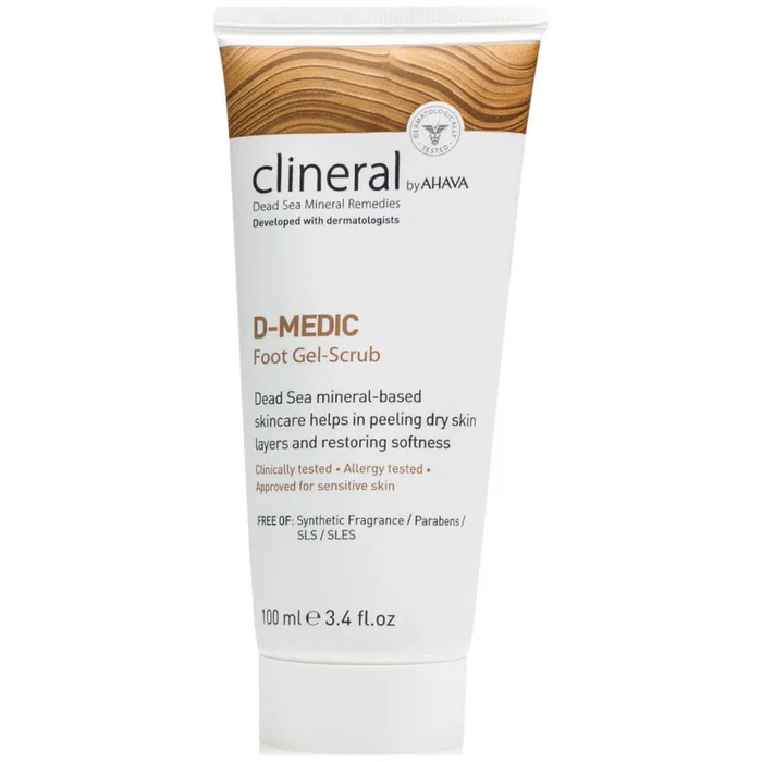 Ahava Clineral D-Medic Pelage Gommage pour les pieds 100 ml Ahava Clineral D-Medic Pelage Gommage pour les pieds 100 ml